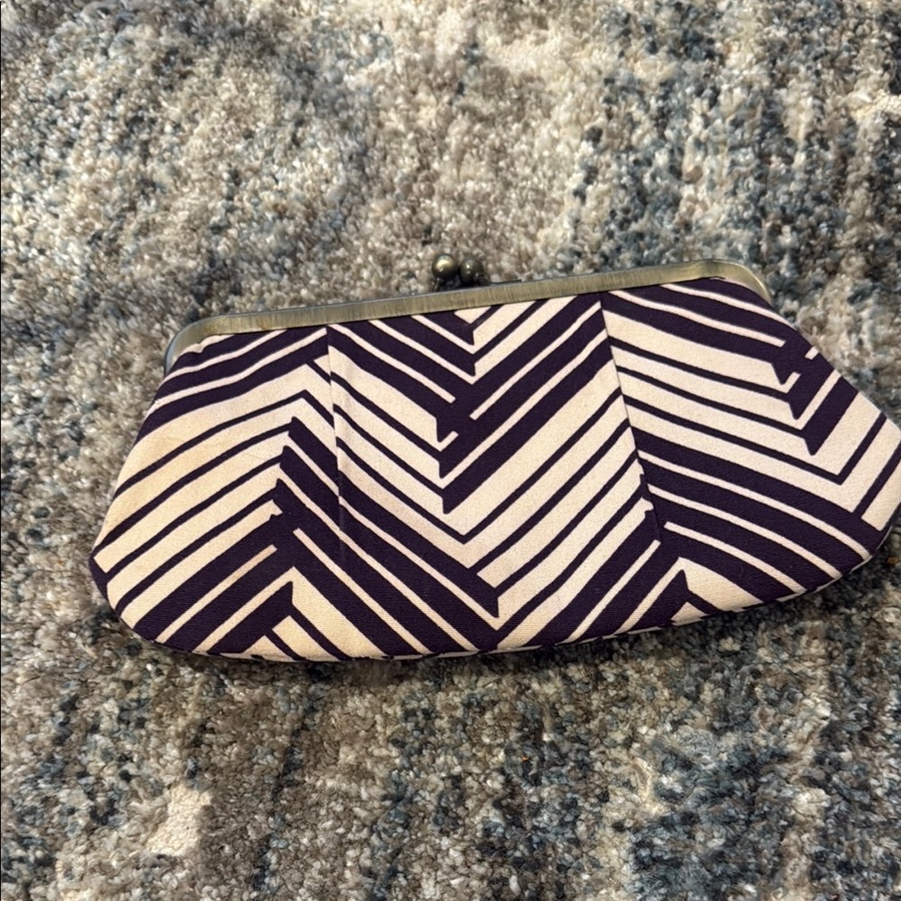 Chevron Patterned Clutch